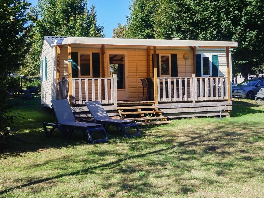 Hotel Camping Les Gorges Du Chambon Eymouthiers  Exterior foto